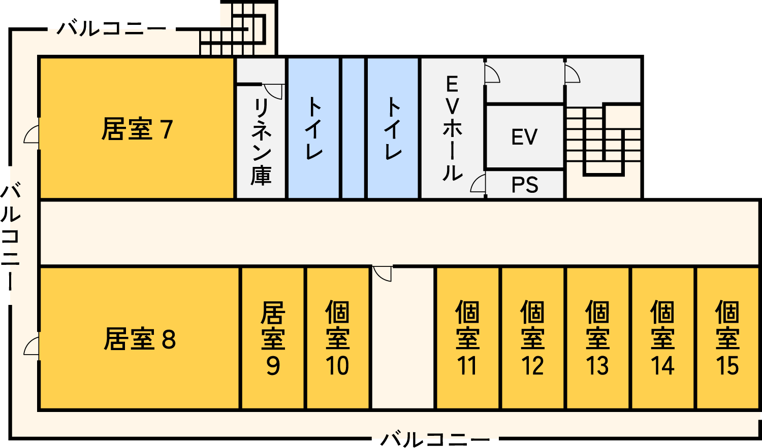 フロアマップ 新館3階