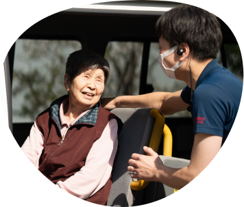 介護ケアの様子
