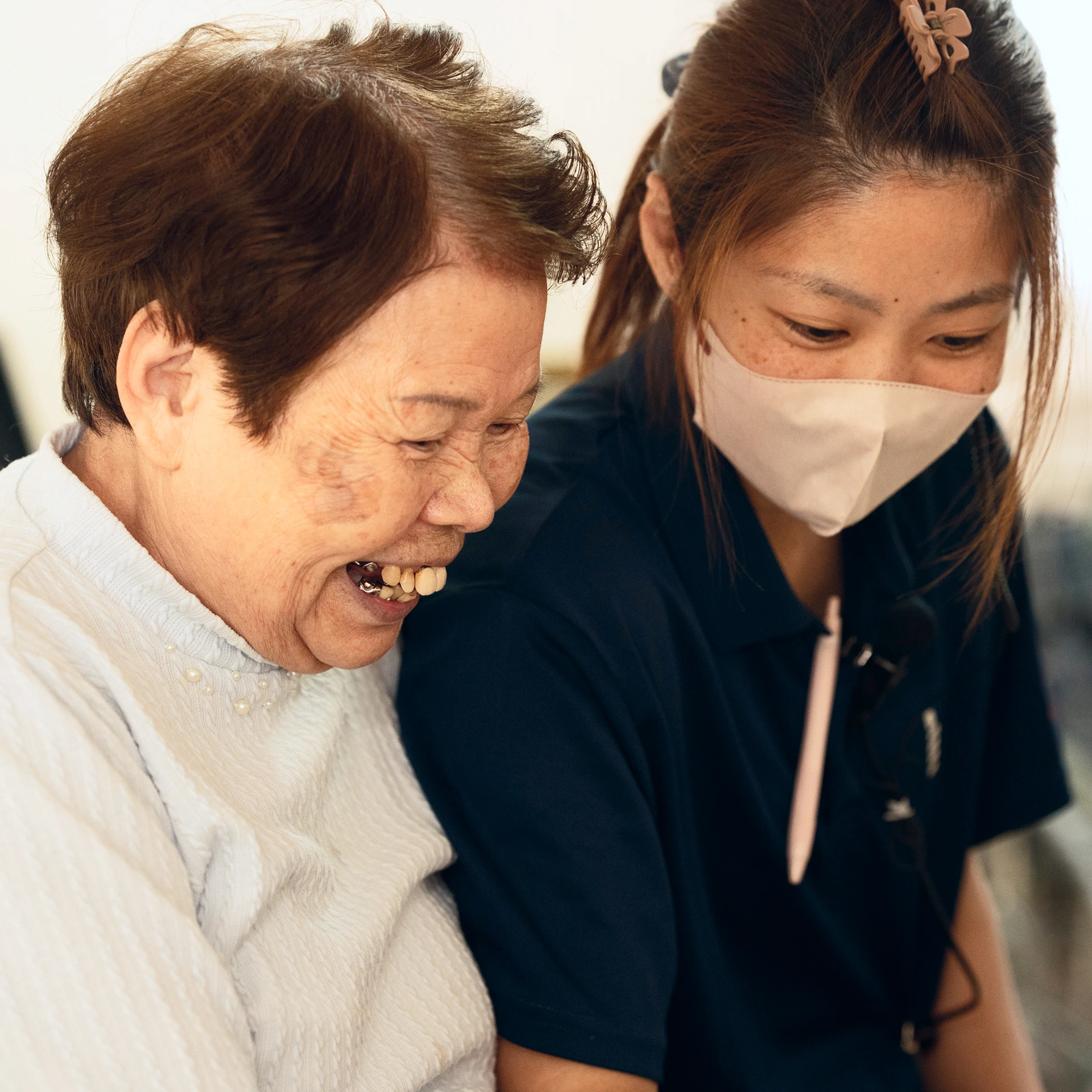 食事介助の様子